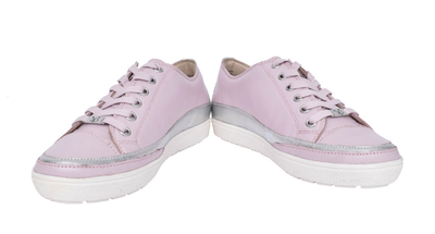 Caprice Ladies Trainer Style Lace Up Shoe 23654-42 light Purple Perl