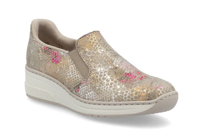 Rieker Women's Comfort Loafers - Soft Insole Casual Slip-On Shoes