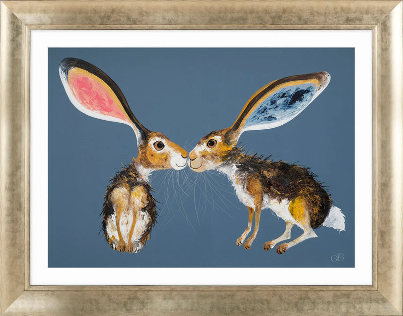 Sweet Hare Kiss By Quinn Russell 92cm x 73cm