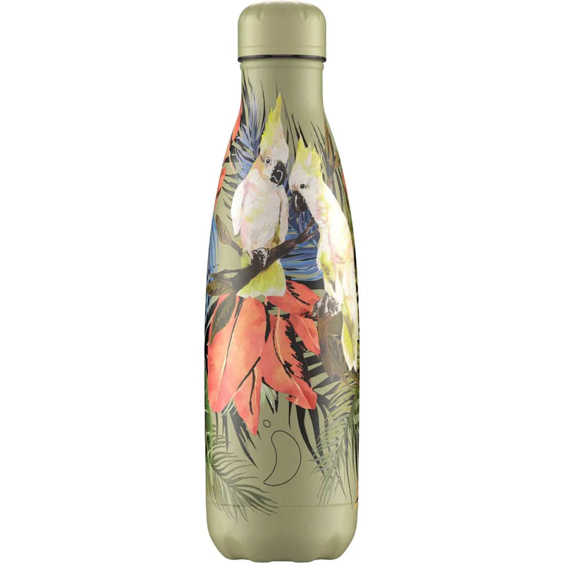 Chilly's Reusable Water Bottle 500ml - Tropical Cacatua – Jacksons of  Saintfield