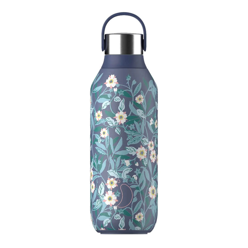 Chilly’s Series 2 Liberty 500ml Bottle - Brighton Blossom Whale Blue