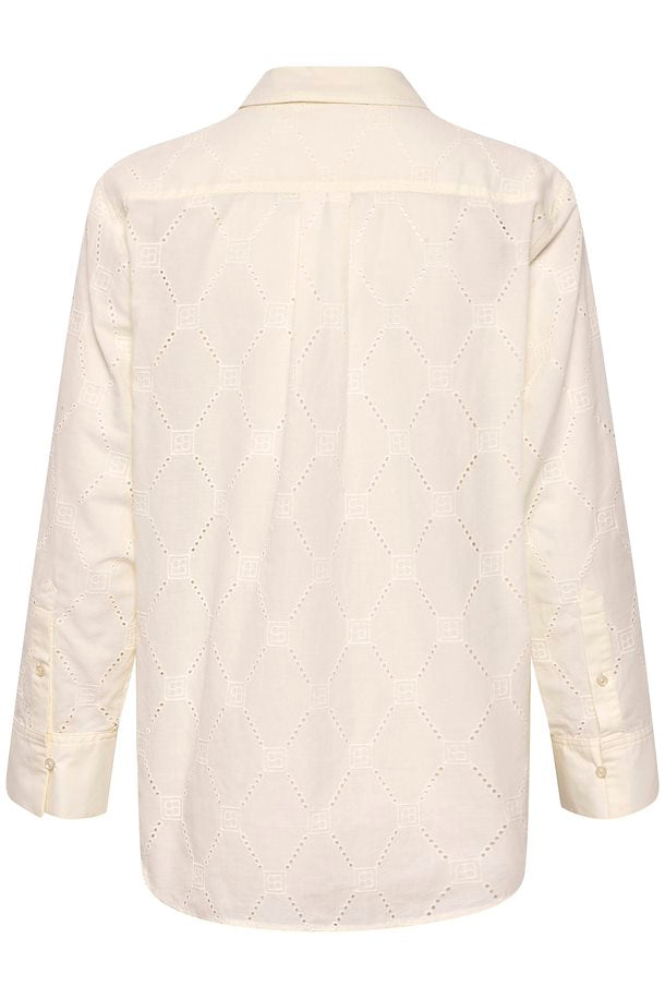 Soaked Womens SLWillie Shirt LS - Whisper White