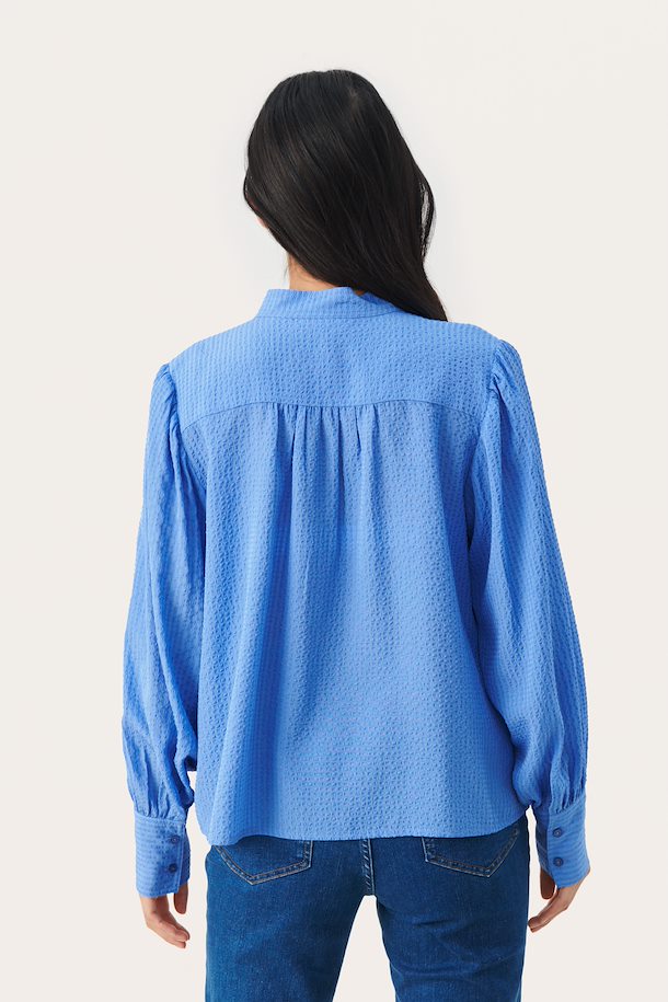 Part Two Womens FrickaPW Blouse in Ultramarine, Fricka top
