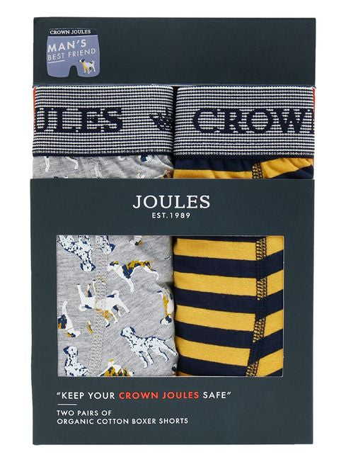 Joules Men Blue Crown Underwear 2 Pack- ManBFriend