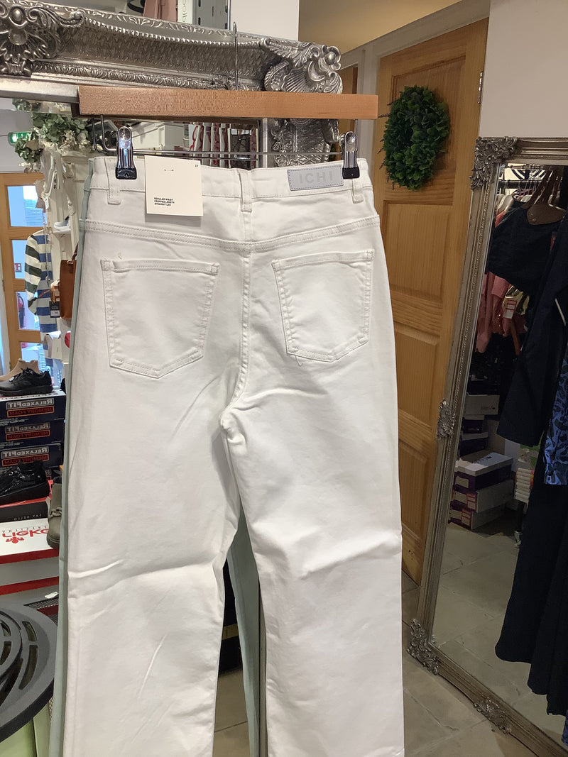 Ichi IHZIGGI Pants in Blanc de Blanc, Ziggi Jeans
