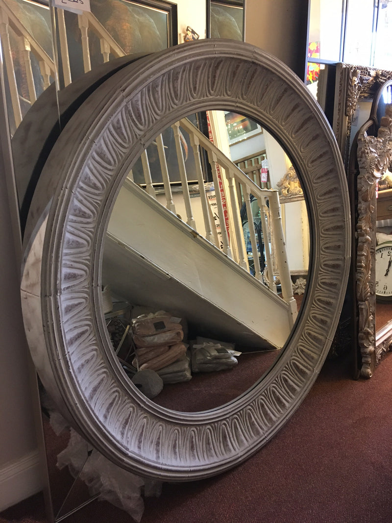Large Metal Mirror Round