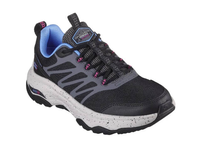 Skechers Ladies Trainer Go Walk Arch fit Outdoor Alpine Creek 124441 Black Multi