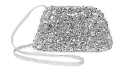 Part Two Womens Dalina Bag- Silver Sequin