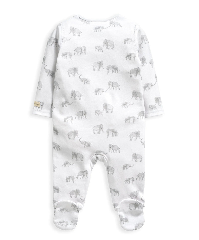 Elephant Print All-in-One with Zip- Mamas & Papas
