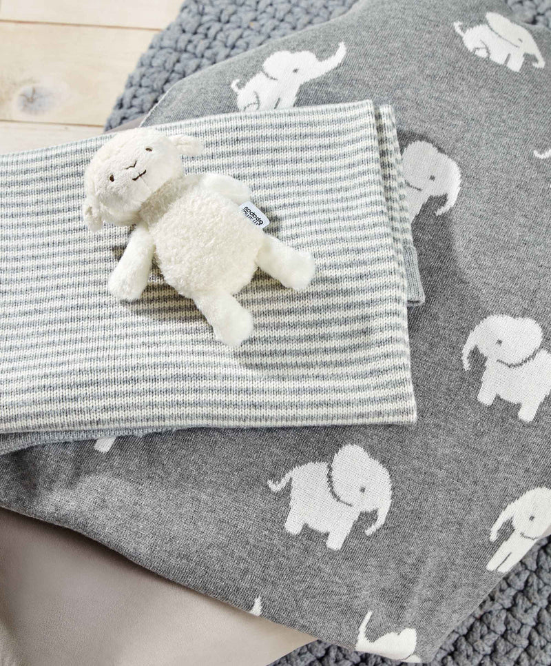 Mamas & Papas Welcome to the World Soft Toy - Lamb Beanie