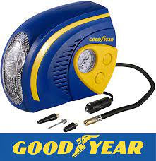 Goodyear 2 in 1 Tyre Air Compressor Inflator With LED Light