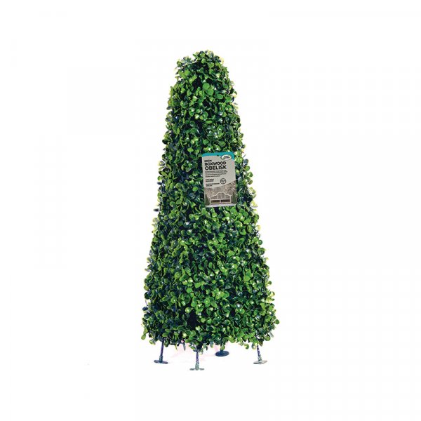 Boxwood Topiary Obelisk 60cm Decorative Artificial Smart Garden 5045030