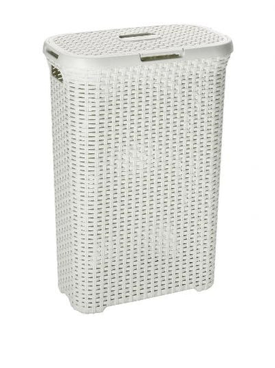 JVL Linen Basket Large White