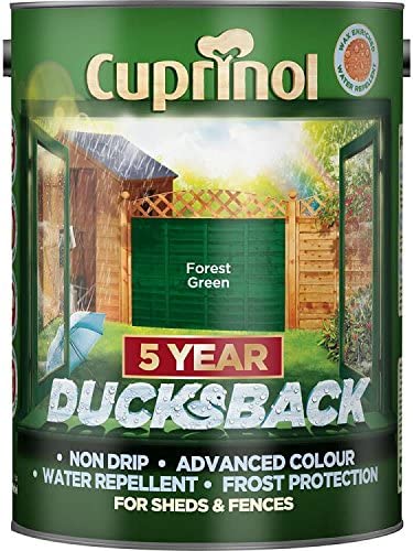 Cuprinol 5 Year Ducksback 5ltr Forest Green