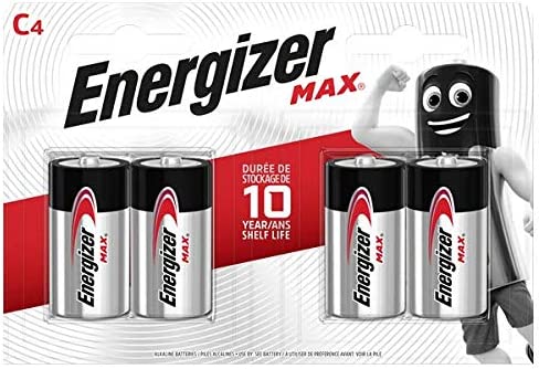 S15274 ENERGIZER C SIZE MAX, PACK OF 4