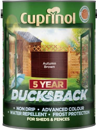 Cuprinol 5 Year Ducksback 5ltr Autumn Brown