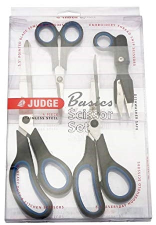 Judge 4 Piece Basic Scissor Set