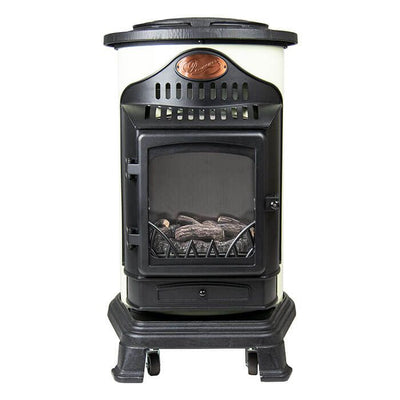 Provence Portable Gas Heater Cream Real Flame Effect Calor Gas - Northern Ireland ONLY Collection or Delivery