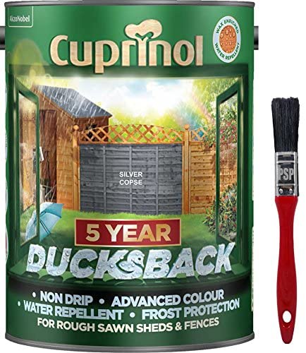 Cuprinol 5 Year Ducksback 5ltr Silver Copse