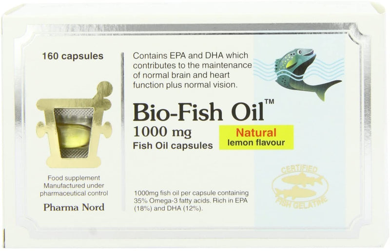 Pharma Nord Bio-Fish Oil 1000mg, 160 Capsules