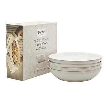 Denby Natural Canvas Pasta Bowl Pack of 4