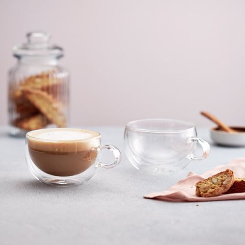 Judge Double Walled Latte Glass Set 275ml, 6 Piece | Cost