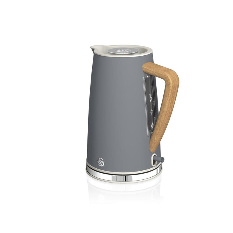 Swan 1.7L Nordic Style Cordless Kettle Grey
