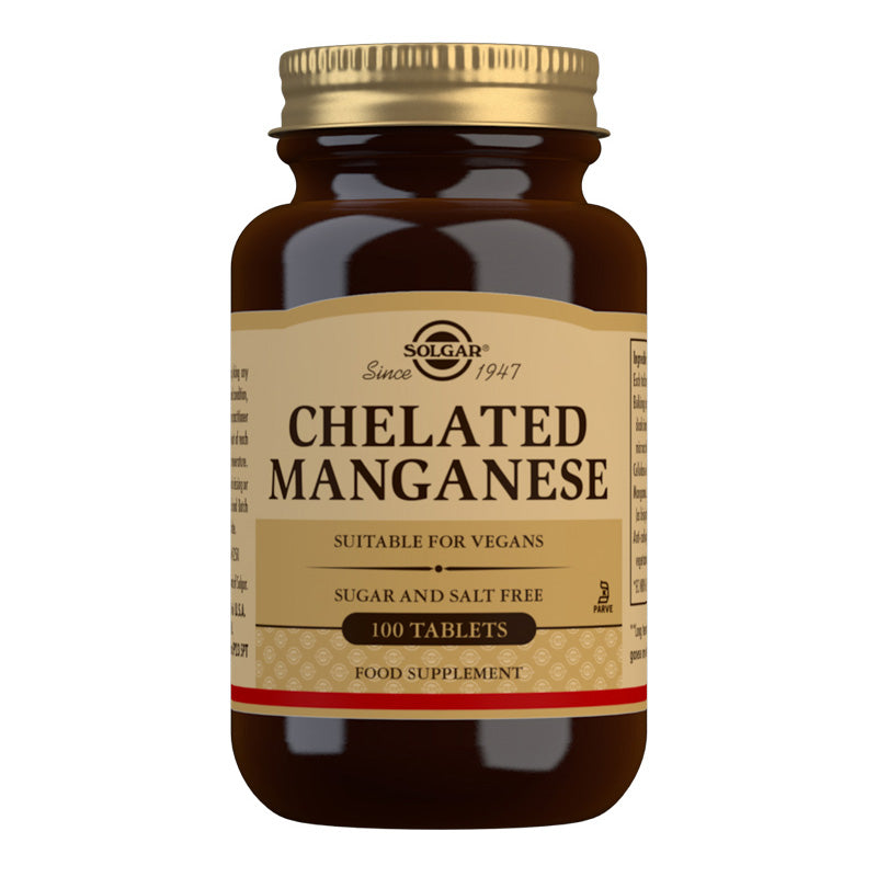 Chelated Manganese Tablets - Pack of 100