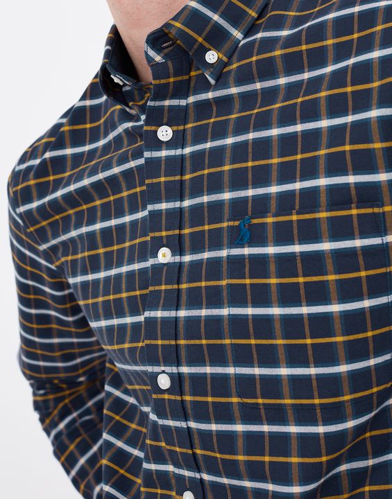 Joules Mens Welford Classic Fit Check Shirt - Holt Check