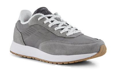 Woden Ladies Trainer Nellie Soft in Elephant WL720-804, lace up casual