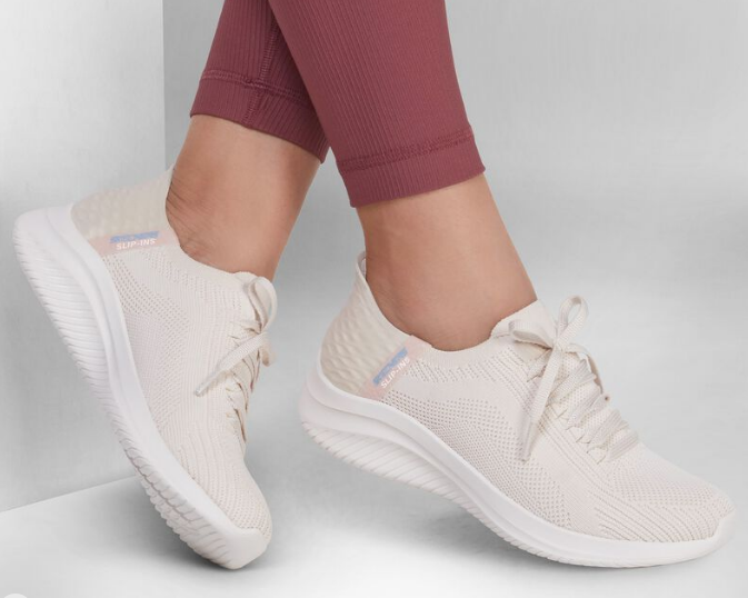 Skechers Ladies Slip In Ultra Flex 3.0 Brilliant Path in Natural Jacksons of Saintfield