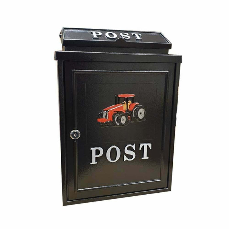 Wall Mounted Postbox (Red Tractor)