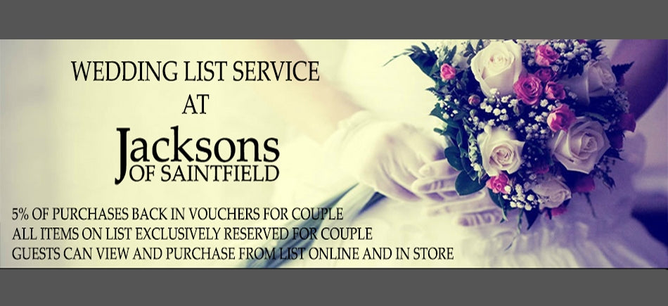 Have Your Wedding & Gift List With Us