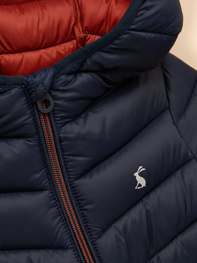 Joules Boys Kids' Cairn Navy Showerproof Padded Coat