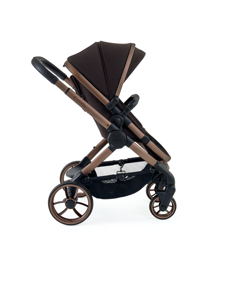 Icandy Peach 7 Pecan Pushchair and Carrycot - Car Seat Bundle