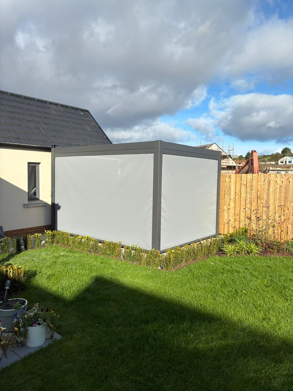 pergola installed by Jacksons of Saintfield and Jacksons of Moira