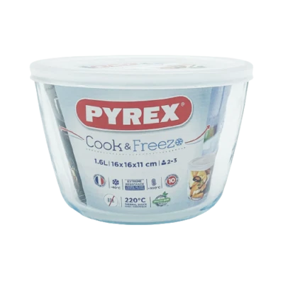 Pyrex Cook + Freeze Round Dish 1.6L