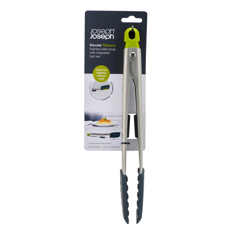 Joseph Joseph 12 inch Elevate Silicone Steel Tongs