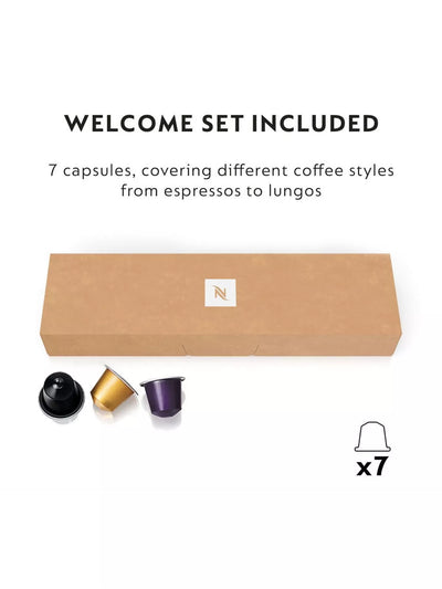 Krups Nespresso Pixie Titanium Coffee Machine Capsule XN306T40