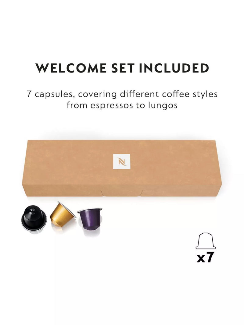 Krups Nespresso Pixie Titanium Coffee Machine Capsule XN306T40