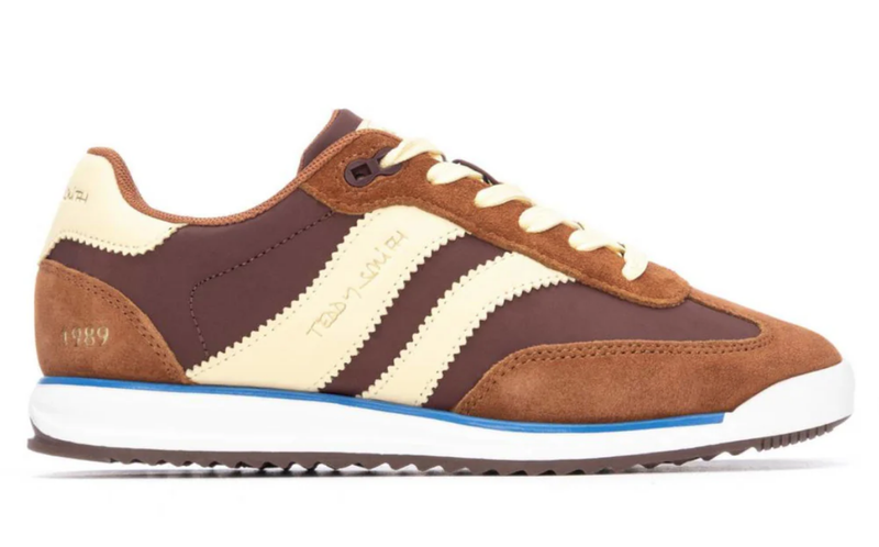 Teddy Smith Ladies Trainers 120320 in Z Tex Marron, Brown Combination