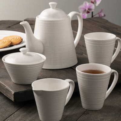 BELEEK RIPPLE SET OF 4 MUGS