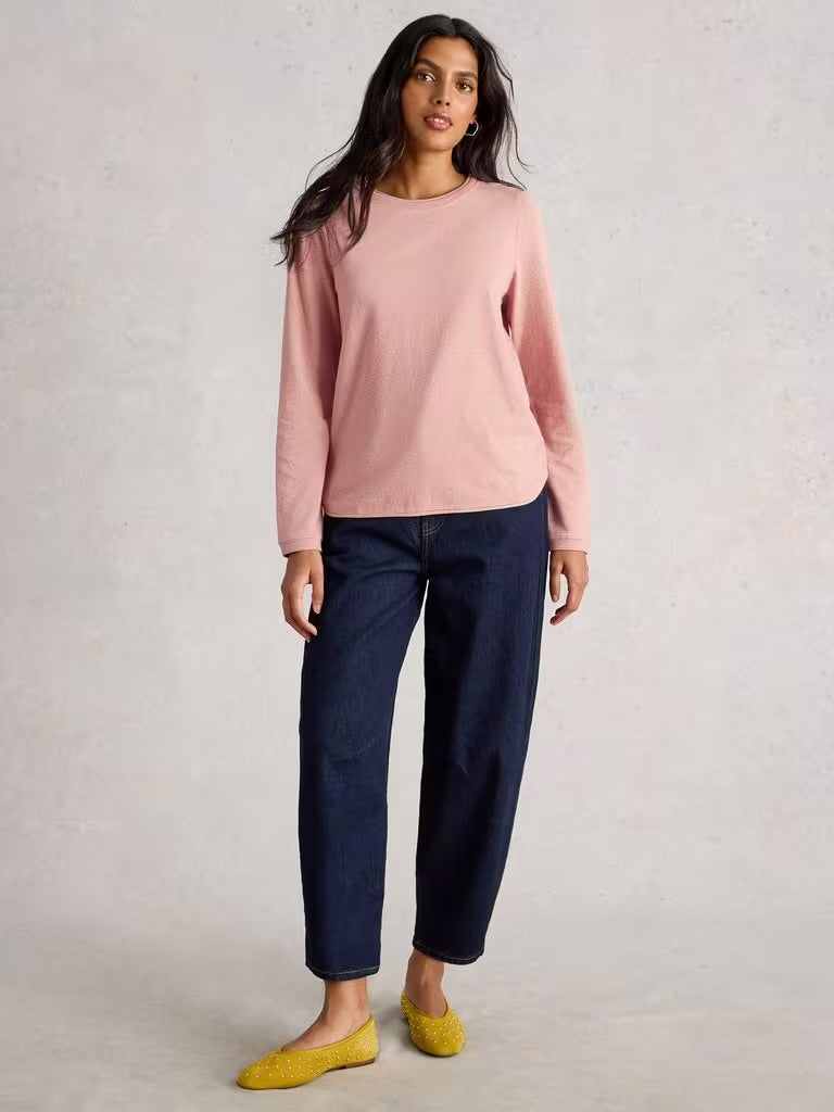 White Stuff Clara Sparkle Tee PINK
