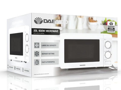 Daewoo Manual Microwave 800W White SDA2478GE