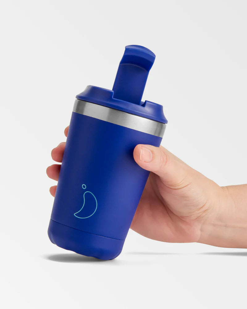 Chilly’s Matte Blue 340ml Coffee Cup