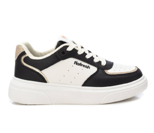 Refresh Ladies PU Shoes 172169 Z C Negro Trainers