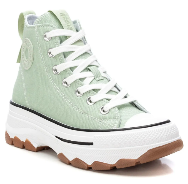 Refresh Ladies High Tops 172476 in BN Lona Aqua, Lace Up