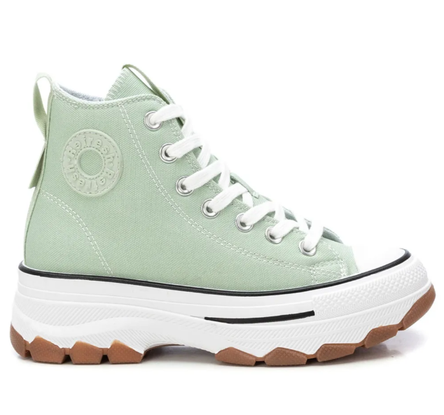 Refresh Ladies High Tops 172476 in BN Lona Aqua, Lace Up