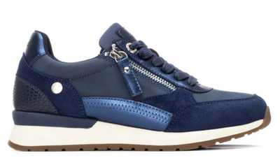 Refresh Ladies Trainers Lace Up 172959 Z C Navy