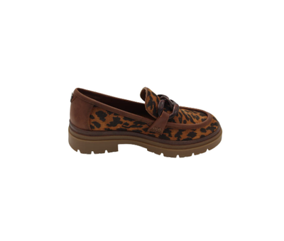 Refresh Ladies Leopard Print Loafer 173003